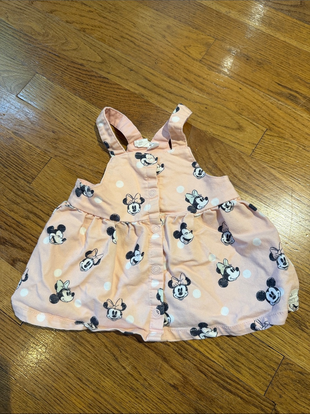 H&M Pink Minnie Mouse Polka Dot Sundress
